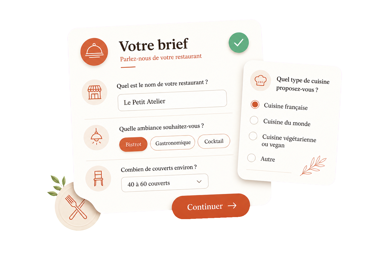 Répondez au brief
