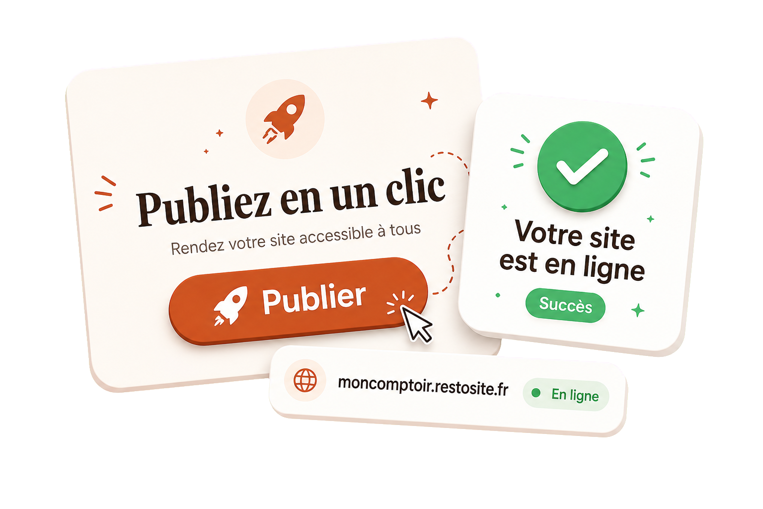 Publiez en un clic