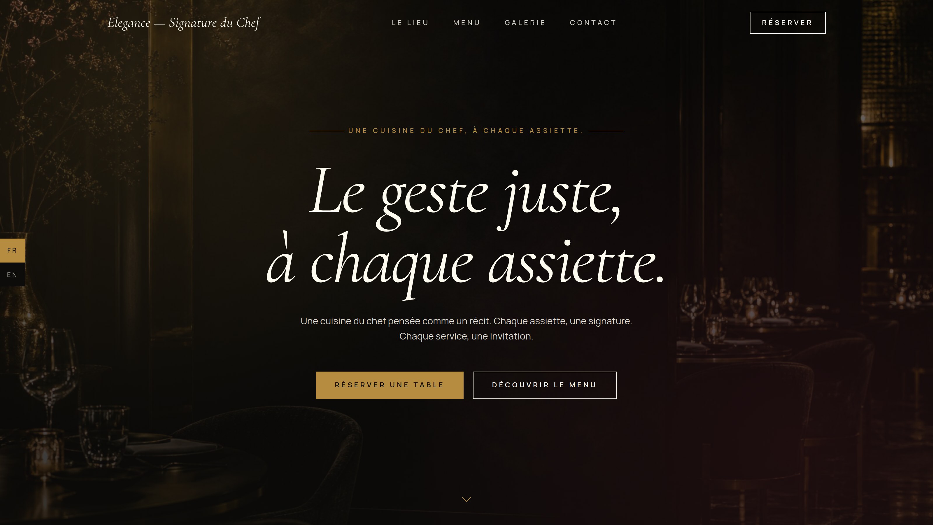 Aperçu du modèle Elegance